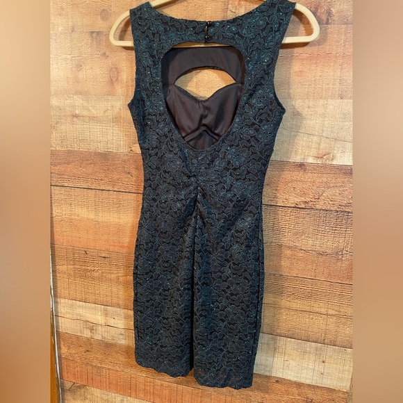 Honey & Rosie Lace Cut Out Sexy Mini Dress - Picture 4 of 7